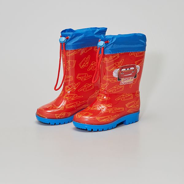 Botas de agua 'Cars' Niño 3-12 años - rojo - Kiabi - 17,00€