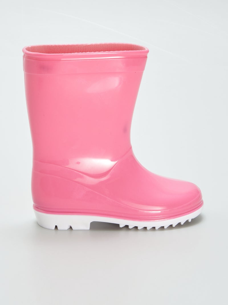 Botas de agua coloridas ROSA - Kiabi