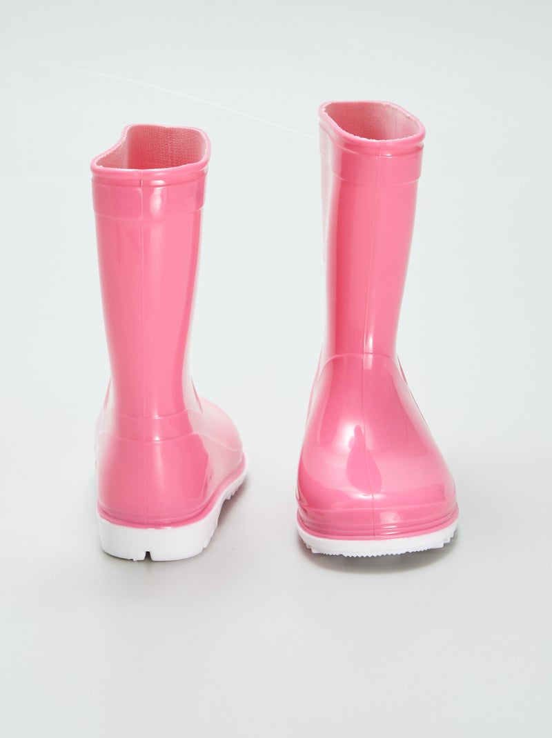 Botas de agua coloridas ROSA - Kiabi