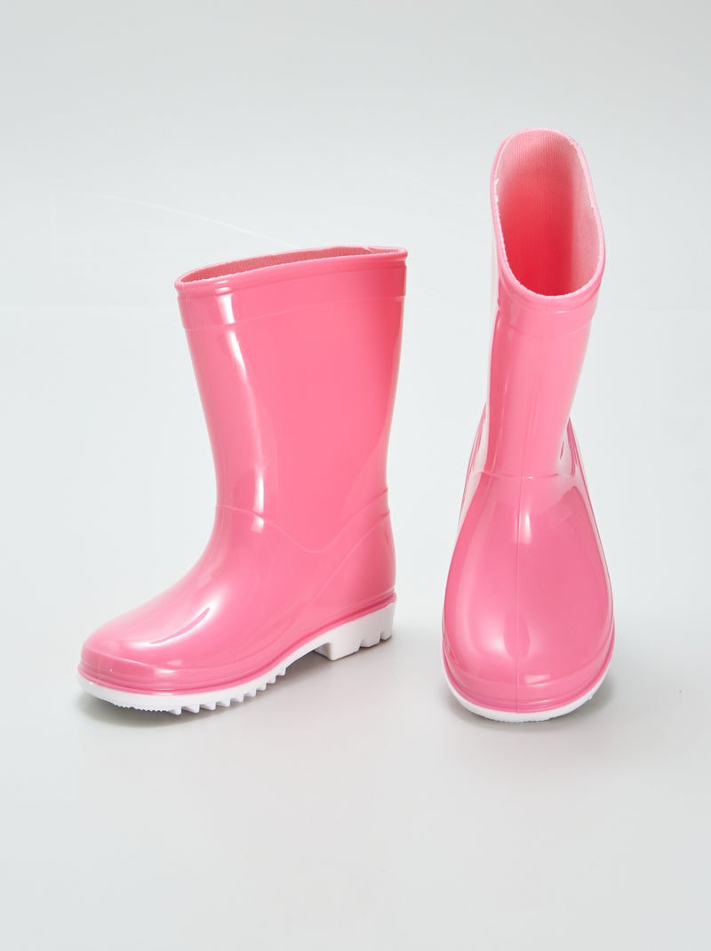 Botas de agua coloridas ROSA - Kiabi