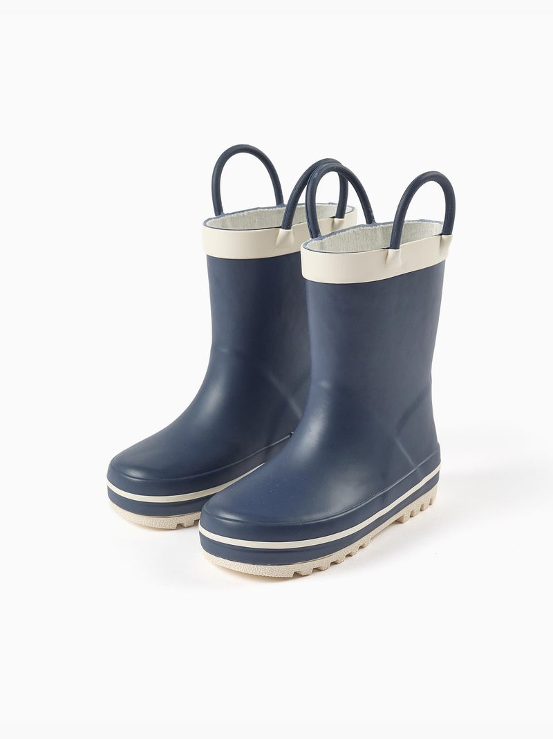 Botas de agua con asas Azul Azul - Kiabi
