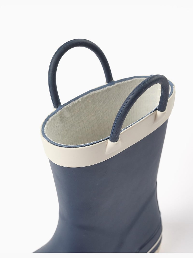 Botas de agua con asas Azul Azul - Kiabi