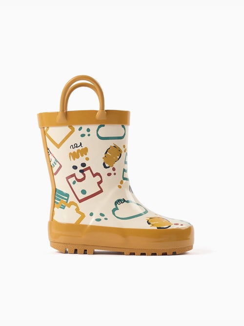 Botas de agua con asas y estampado - Kiabi
