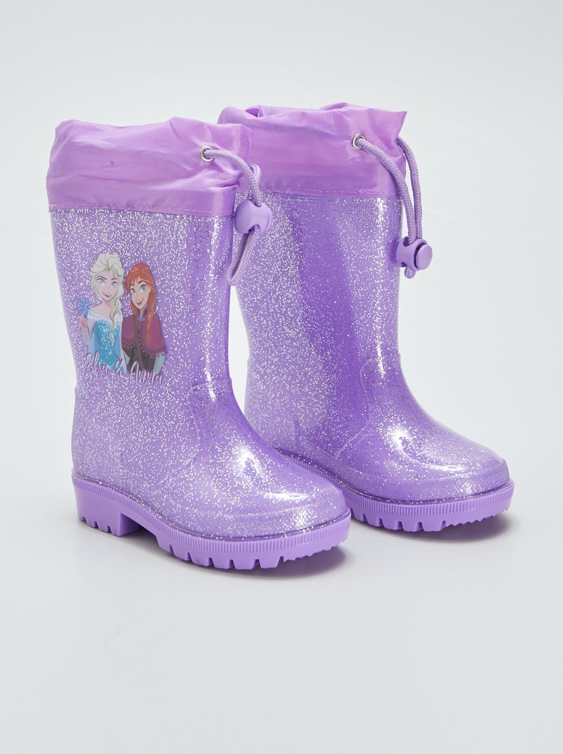 Botas de agua con brillos 'Frozen' ROSA - Kiabi