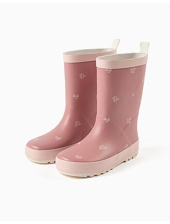 Botas de agua con estampado floral