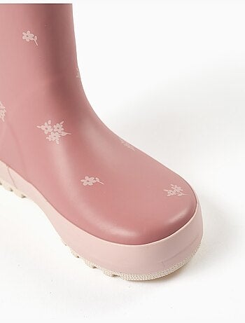 Botas de agua con estampado floral