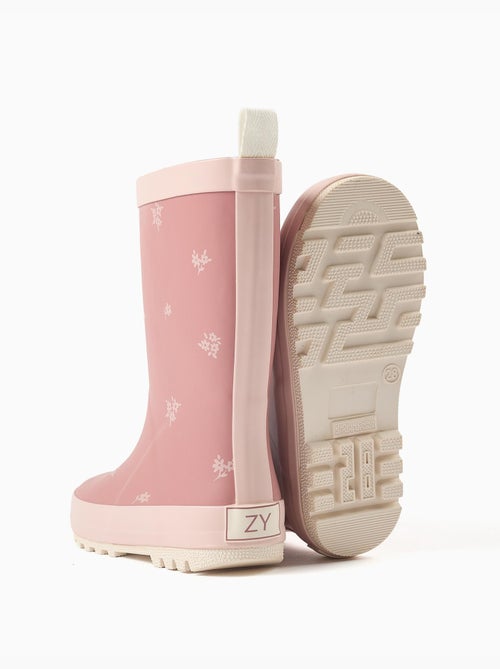 Botas de agua con estampado floral - Kiabi Botas de agua con estampado floral - Kiabi