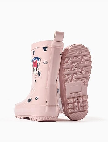 Botas de agua con estampados de minnie