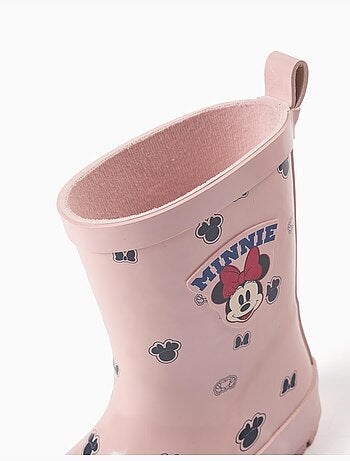Botas de agua con estampados de minnie