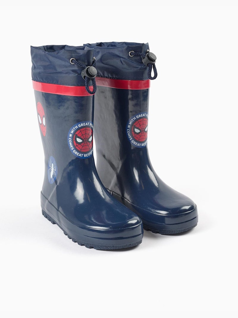 Botas de agua con estampados de spider-man Azul oscuro - Kiabi