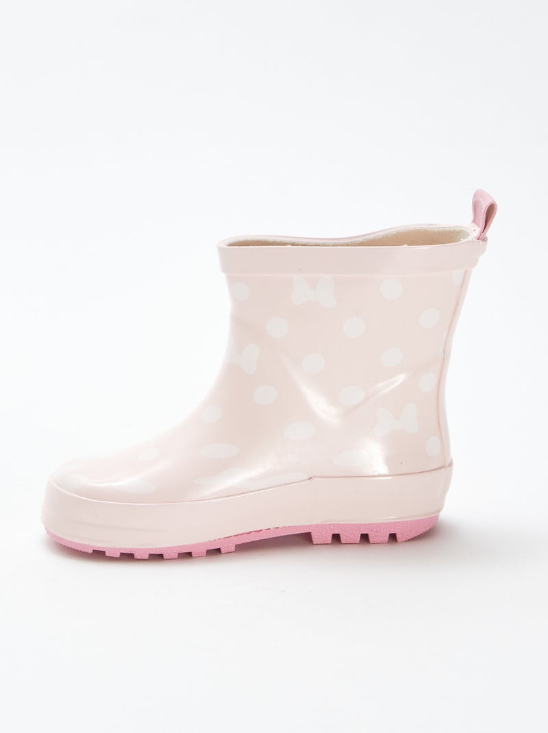 Botas de agua con flores 'Minnie' 'Disney' Rosa - Kiabi