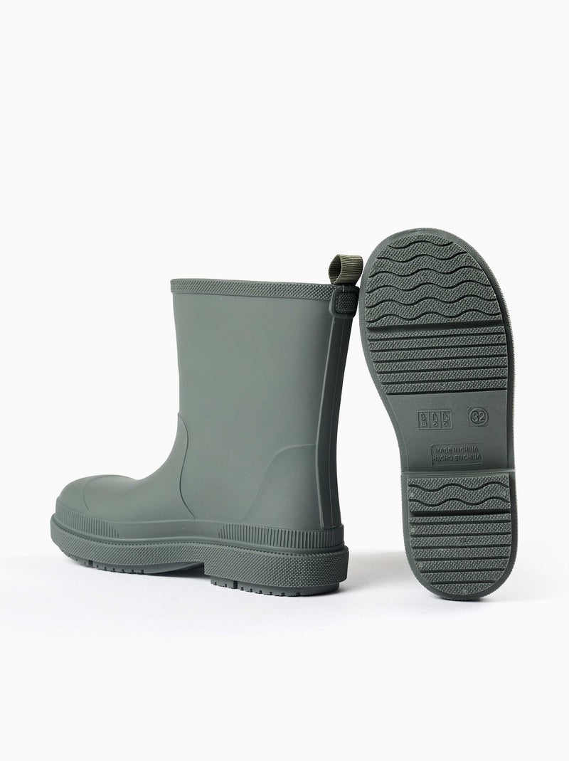 Botas de agua con suela antideslizante Verde - Kiabi