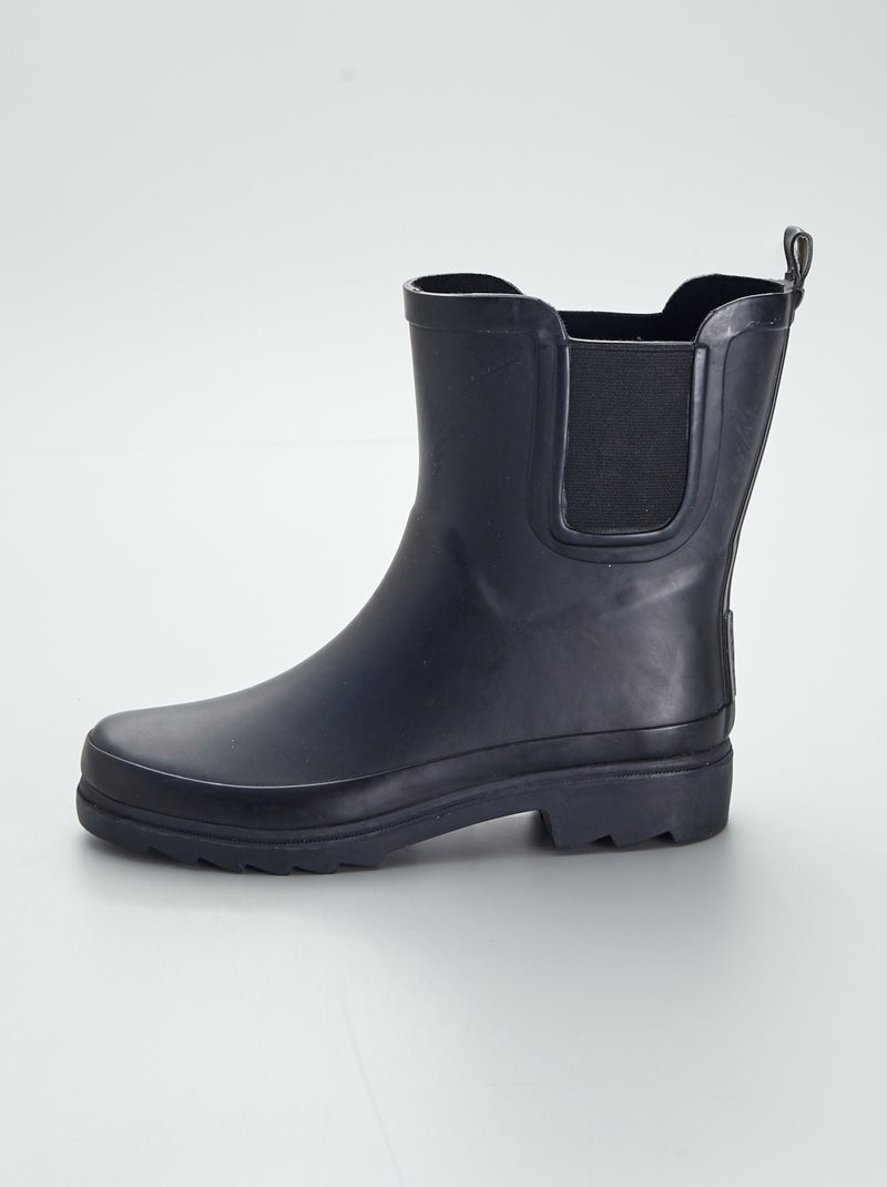 Botas de agua de goma negro - Kiabi