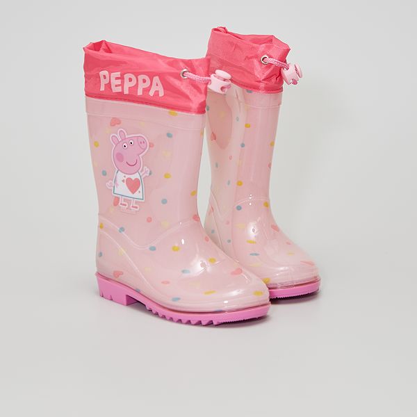 Botas de agua de goma bebé niña - rosa - Kiabi - 15,00€