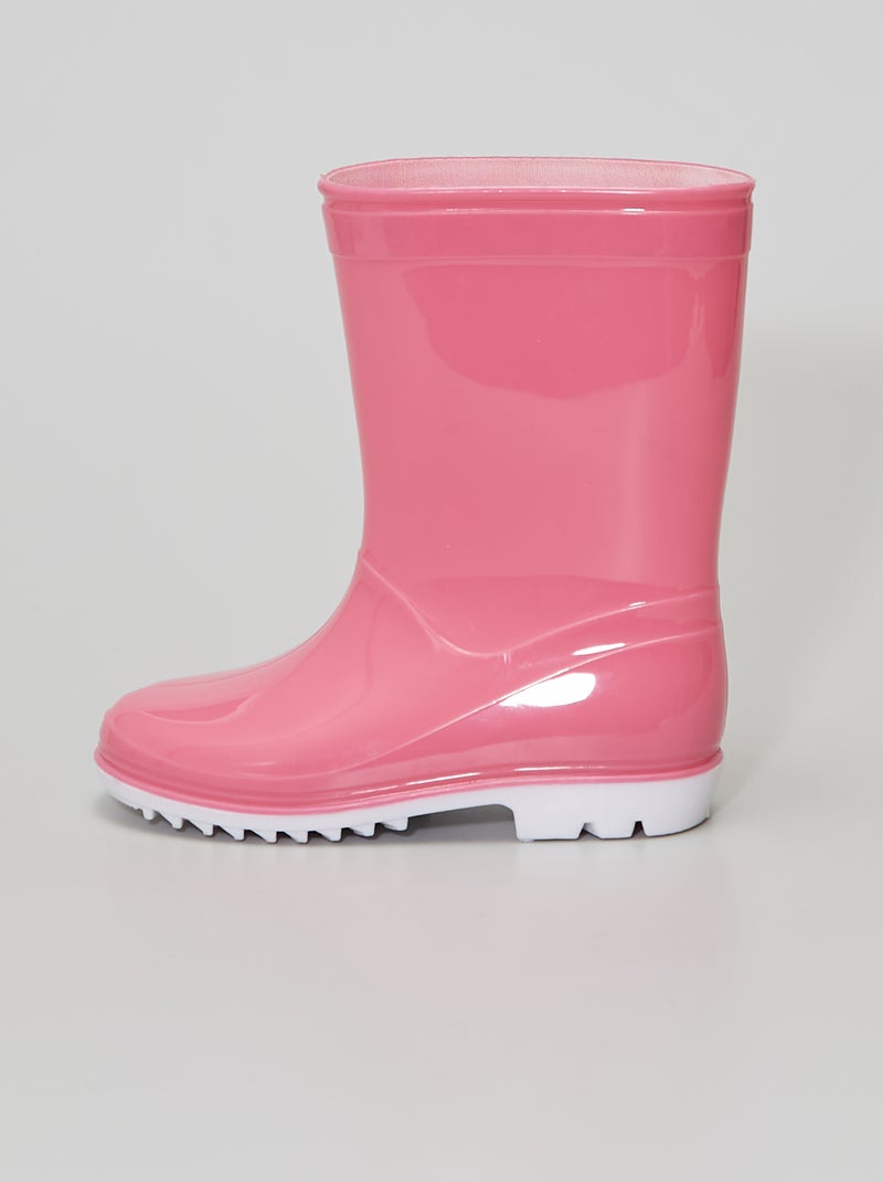 Botas de agua de goma ROSA - Kiabi
