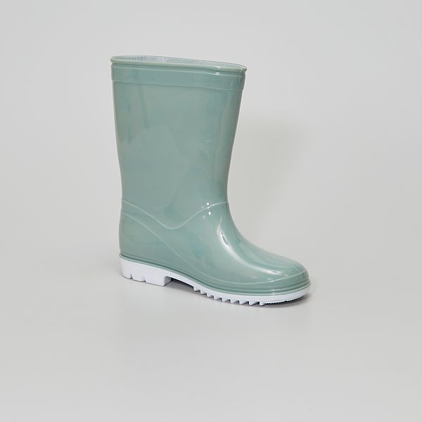 Botas de agua de goma Niña 3-12 años - VERDE - Kiabi - 14,00€