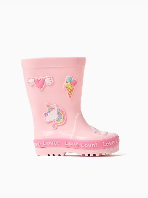 Botas de agua de unicornio, mo fashion - Kiabi Botas de agua de unicornio, mo fashion - Kiabi
