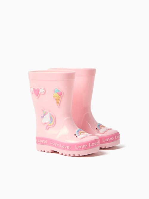 Botas de agua de unicornio, mo fashion - Kiabi Botas de agua de unicornio, mo fashion - Kiabi