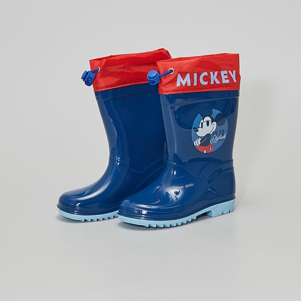Botas de agua 'Disney' 'Mickey' Niño 3-12 años - azul - Kiabi - 15,00€