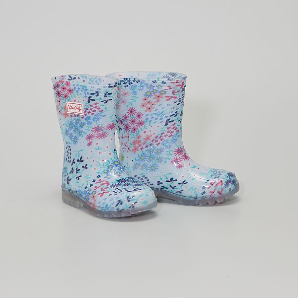 Botas de agua luminosas 'flores' Zapatos - azul - Kiabi - 18,00€