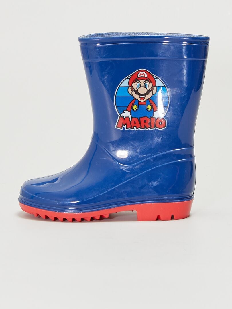 Pensativo capitán pimienta Botas de agua 'Mario' 'Nintendo' - AZUL - Kiabi - 18.00€