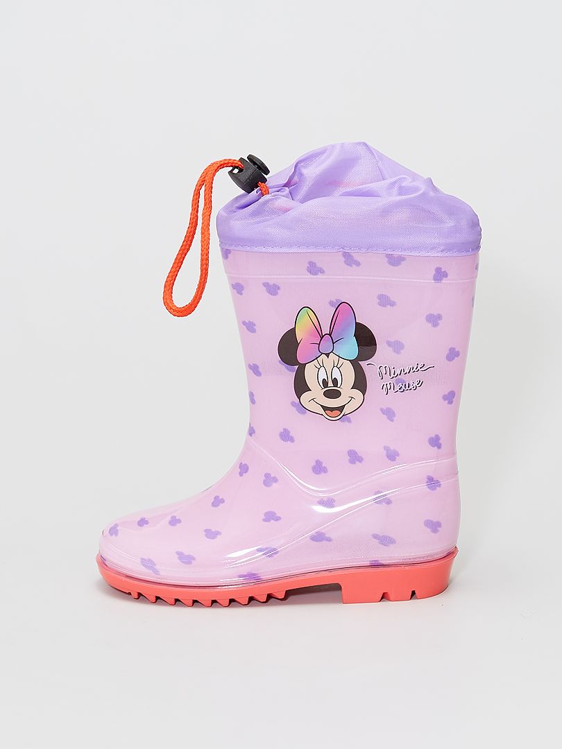 Botas de agua 'Minnie' de 'Disney' violeta - Kiabi