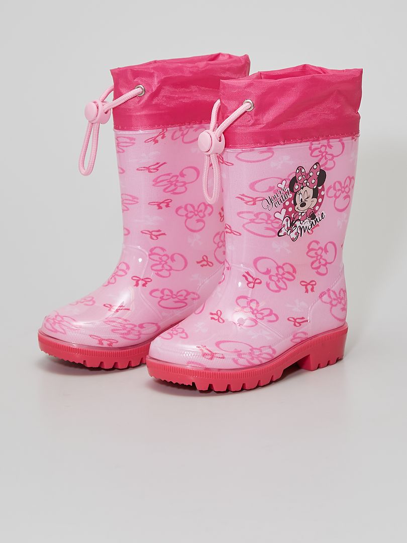 Botas de agua 'Minnie' rosa - Kiabi