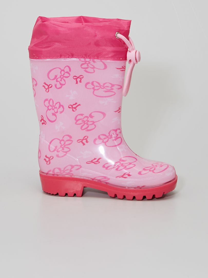 Botas de agua 'Minnie' rosa - Kiabi