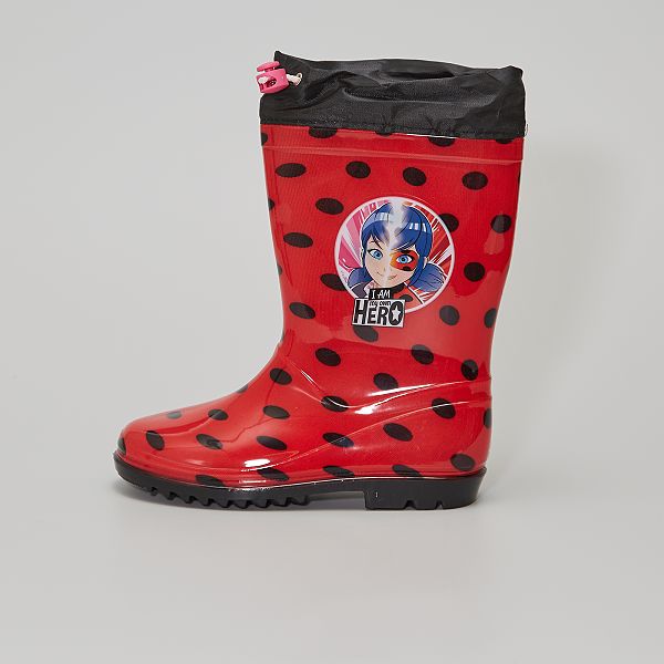 Botas de agua 'Prodigiosa' Niña 3-12 años - rojo - Kiabi - 15,00€