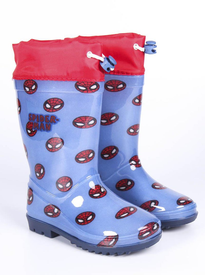 Galochas Menino Botas De Agua Spiderman Para Niños Multicolor