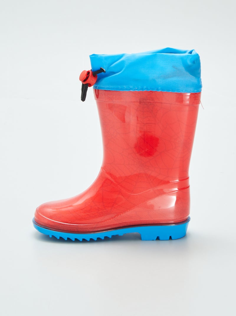 Botas de agua 'Spider-Man' 'Marvel' ROJO - Kiabi