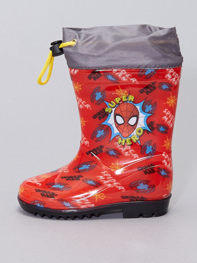 Botas de agua 'Spider-Man' 'Marvel' rojo - Kiabi