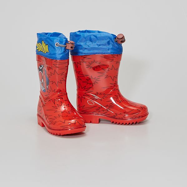 Botas de agua 'Spider-Man' bebé niño - rojo - Kiabi - 17,00€