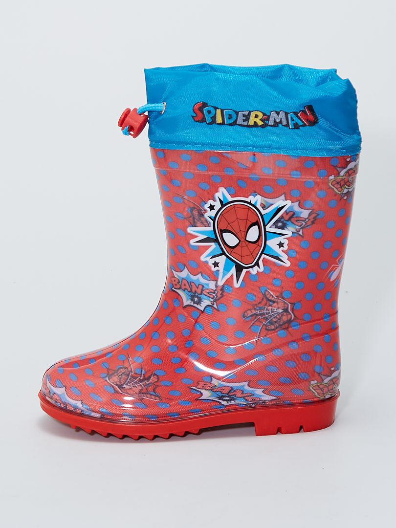 Botas de agua 'Spider-Man' rojo - Kiabi
