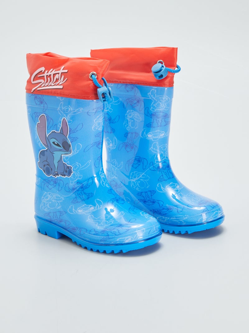 Botas de agua 'Stitch' azul - Kiabi