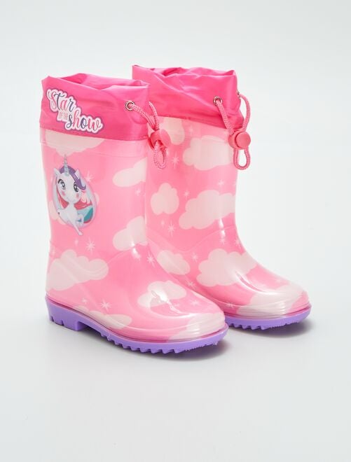 Botas de agua 'unicornio' - Kiabi