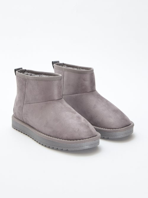 Botas de antelina - Kiabi