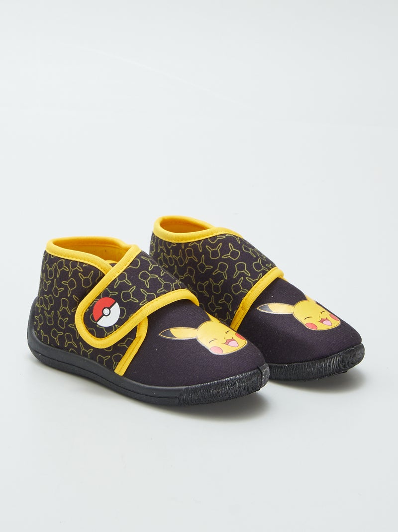 Botas de casa con velcro 'Pokémon' NEGRO - Kiabi