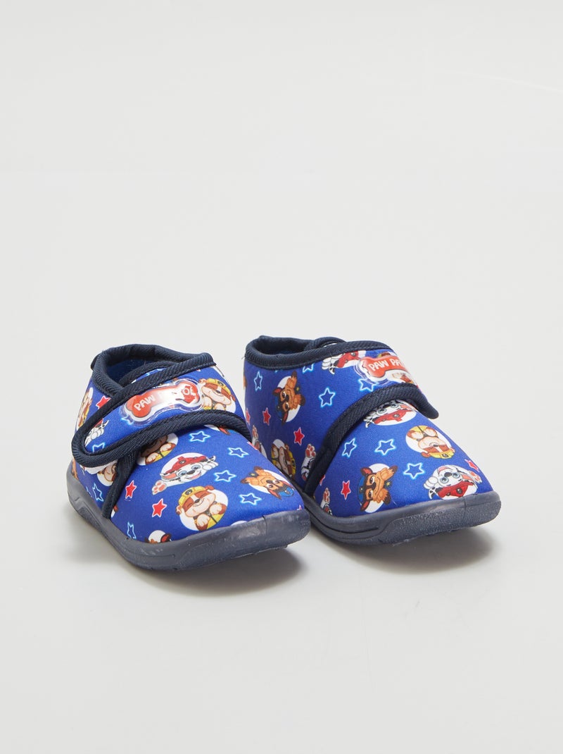 Botas de casa 'La Patrulla Canina' con velcro azul - Kiabi
