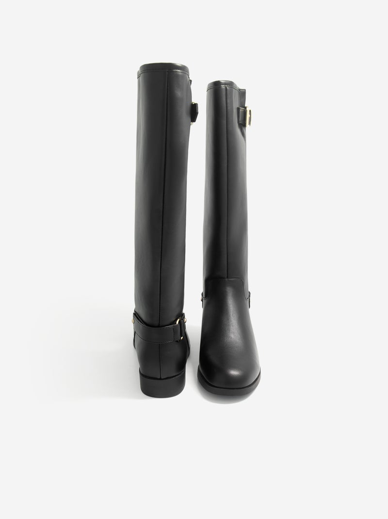 Botas de estilo jinete Negro - Kiabi