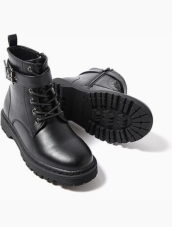 Botas de estilo militar, MO Fashion