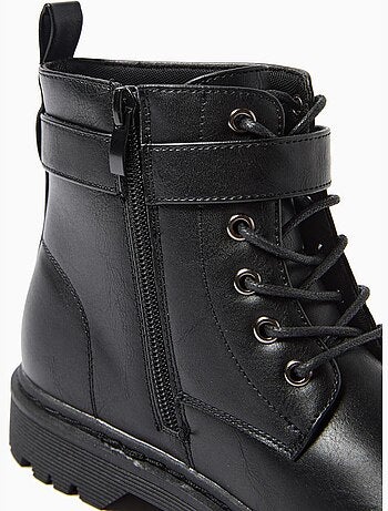 Botas de estilo militar, MO Fashion