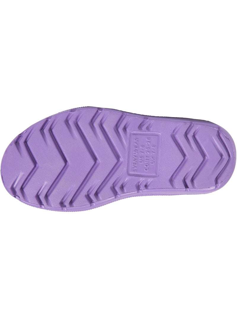Botas de lluvia alto, ultracómodo y ligero, fácil de poner  isotoner Violeta - Kiabi