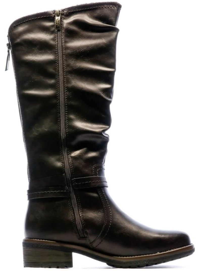 Botas de mujer relife Marrón capuchino - Kiabi