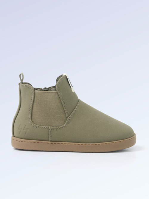 Botas de polipiel - Motricidad 4: para caminar - Kitchoun - Kiabi