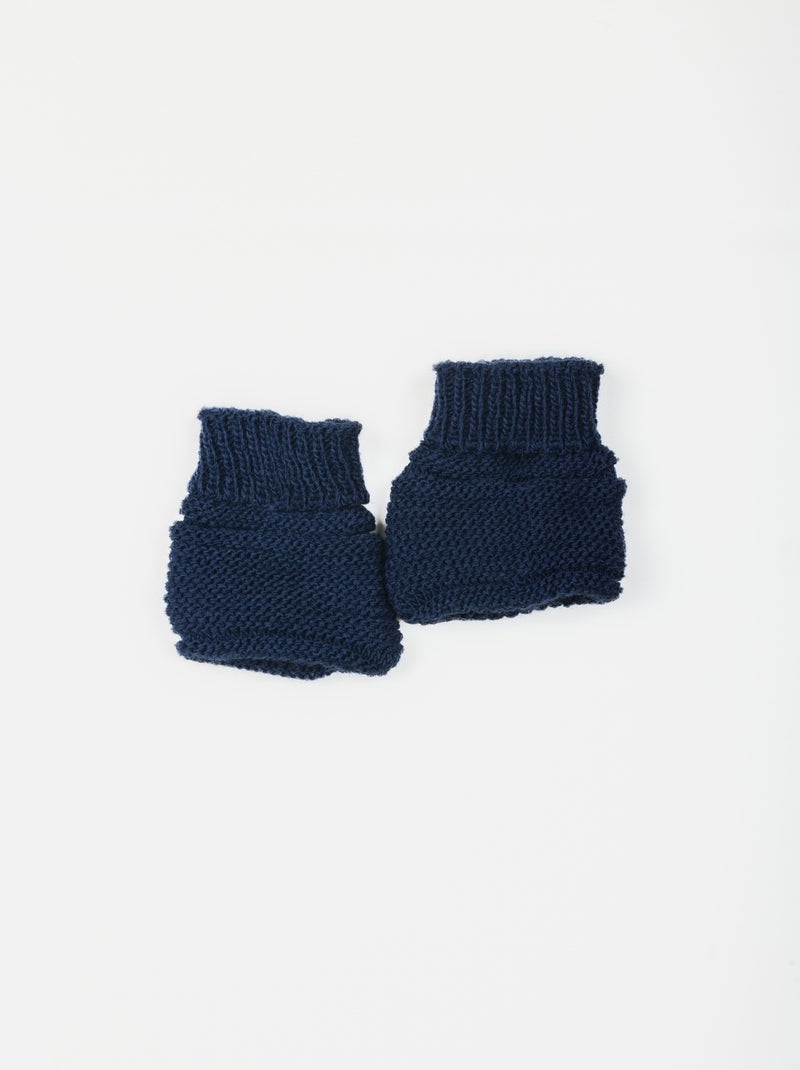 Botas de punto Azul marino - Kiabi