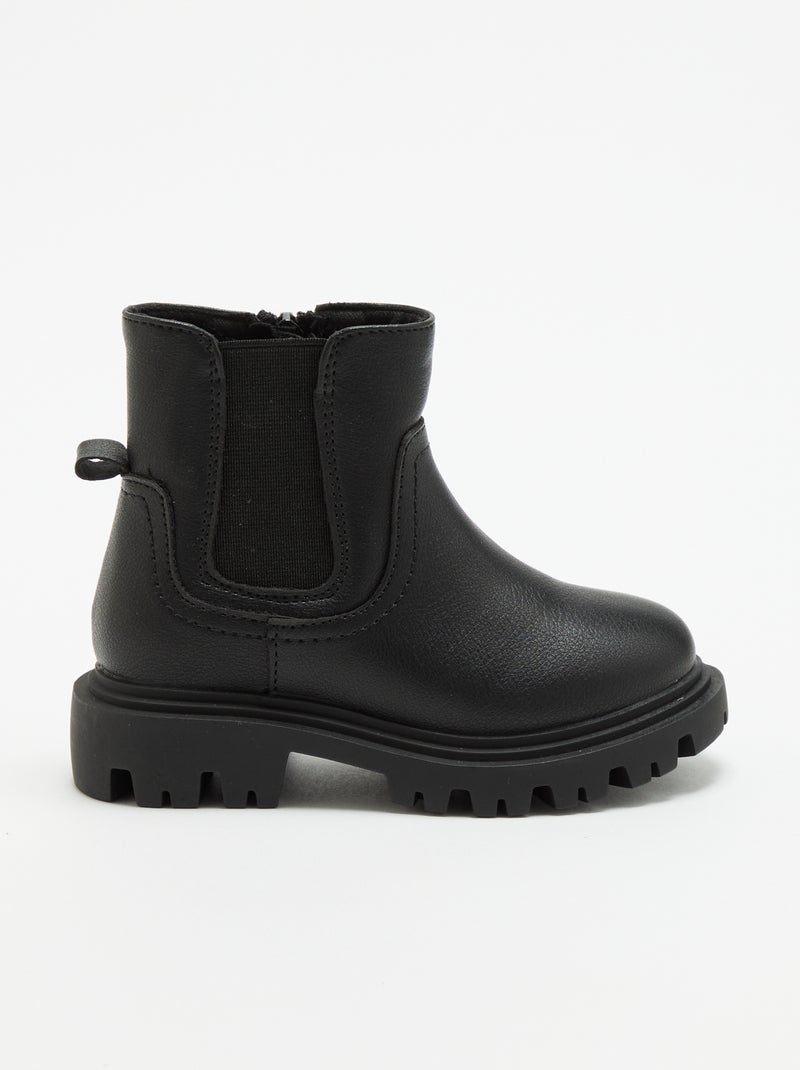 Botas de símil Negro - Kiabi