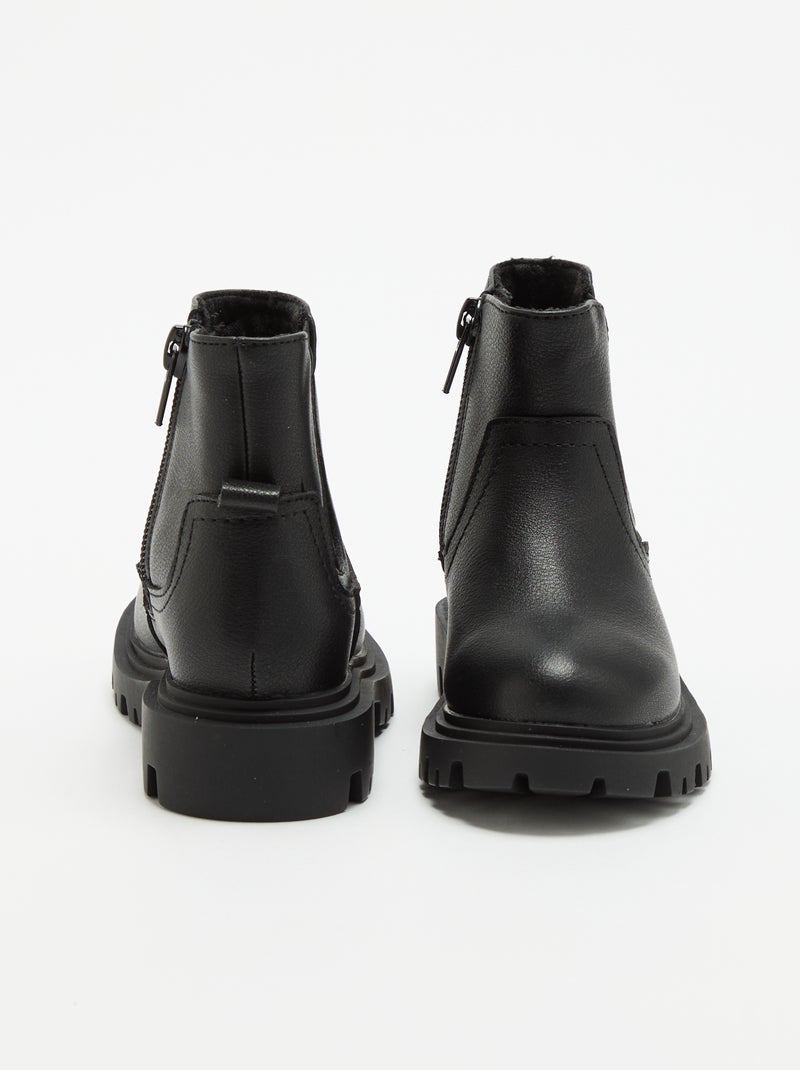 Botas de símil Negro - Kiabi