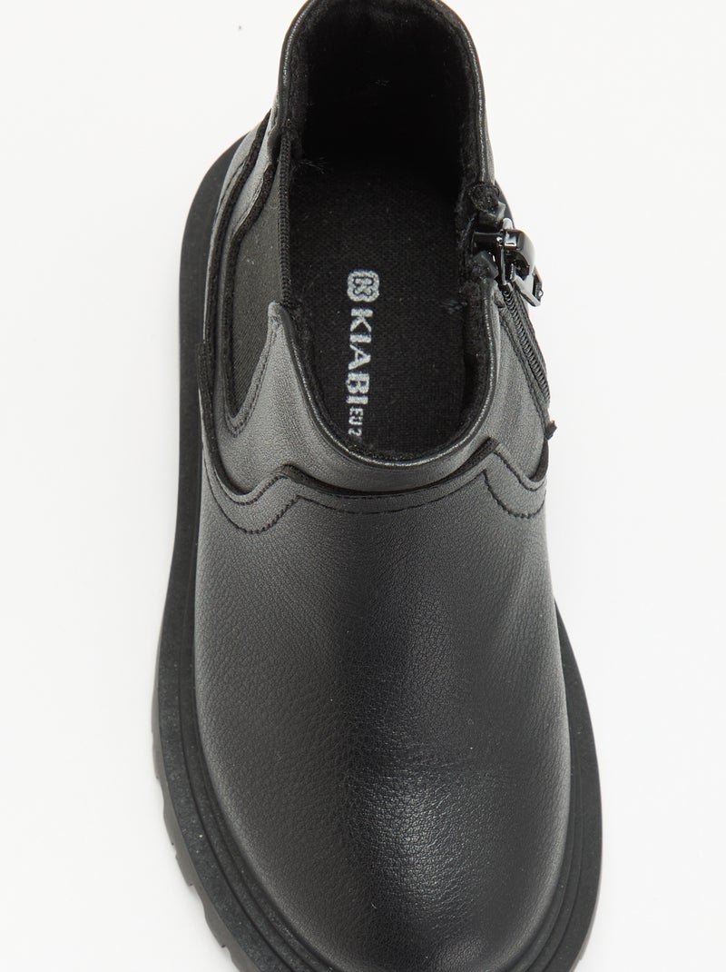 Botas de símil Negro - Kiabi