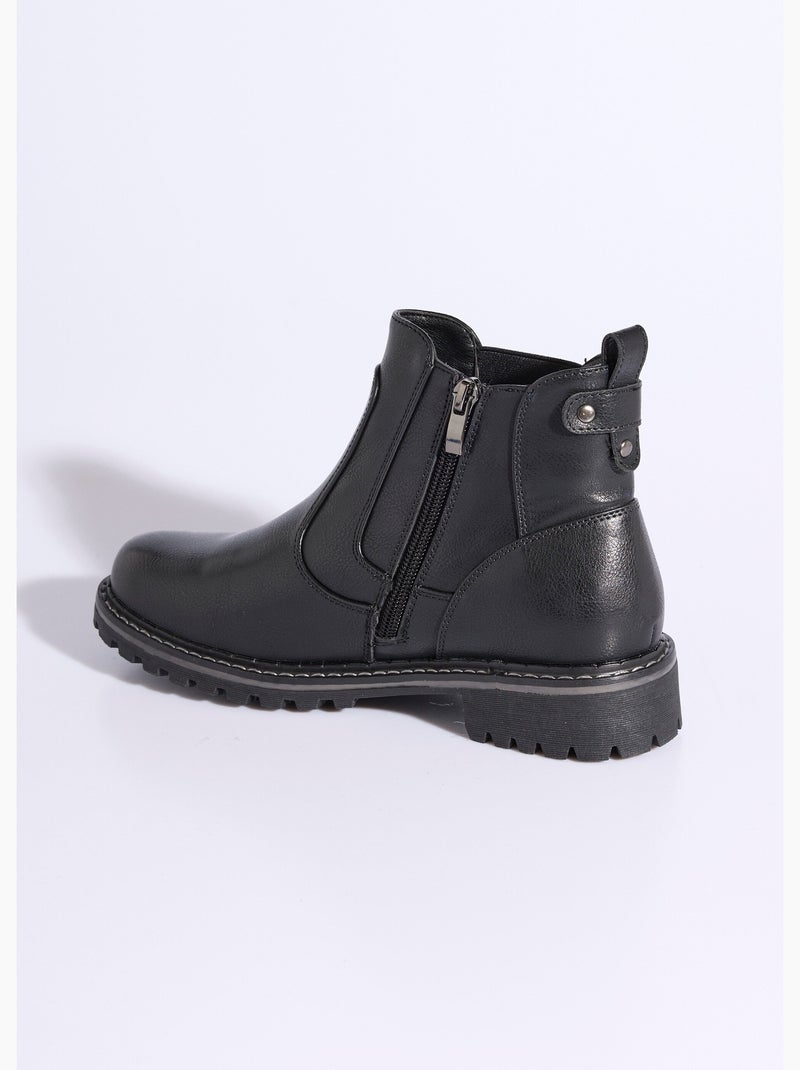 Botas elásticas, estilo Camargue - AFIBEL Negro - Kiabi